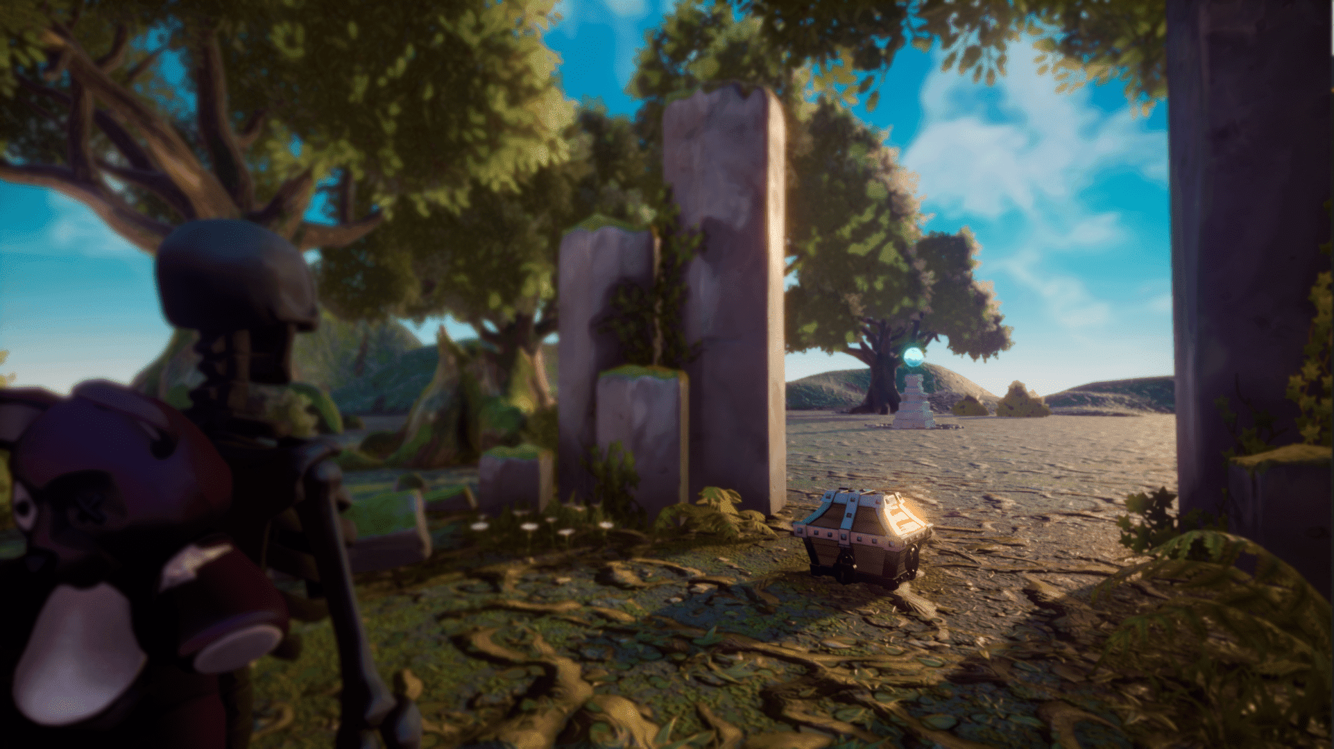 A treasure chest can be such a grand sight, even to a skeleton. Treasure Chest